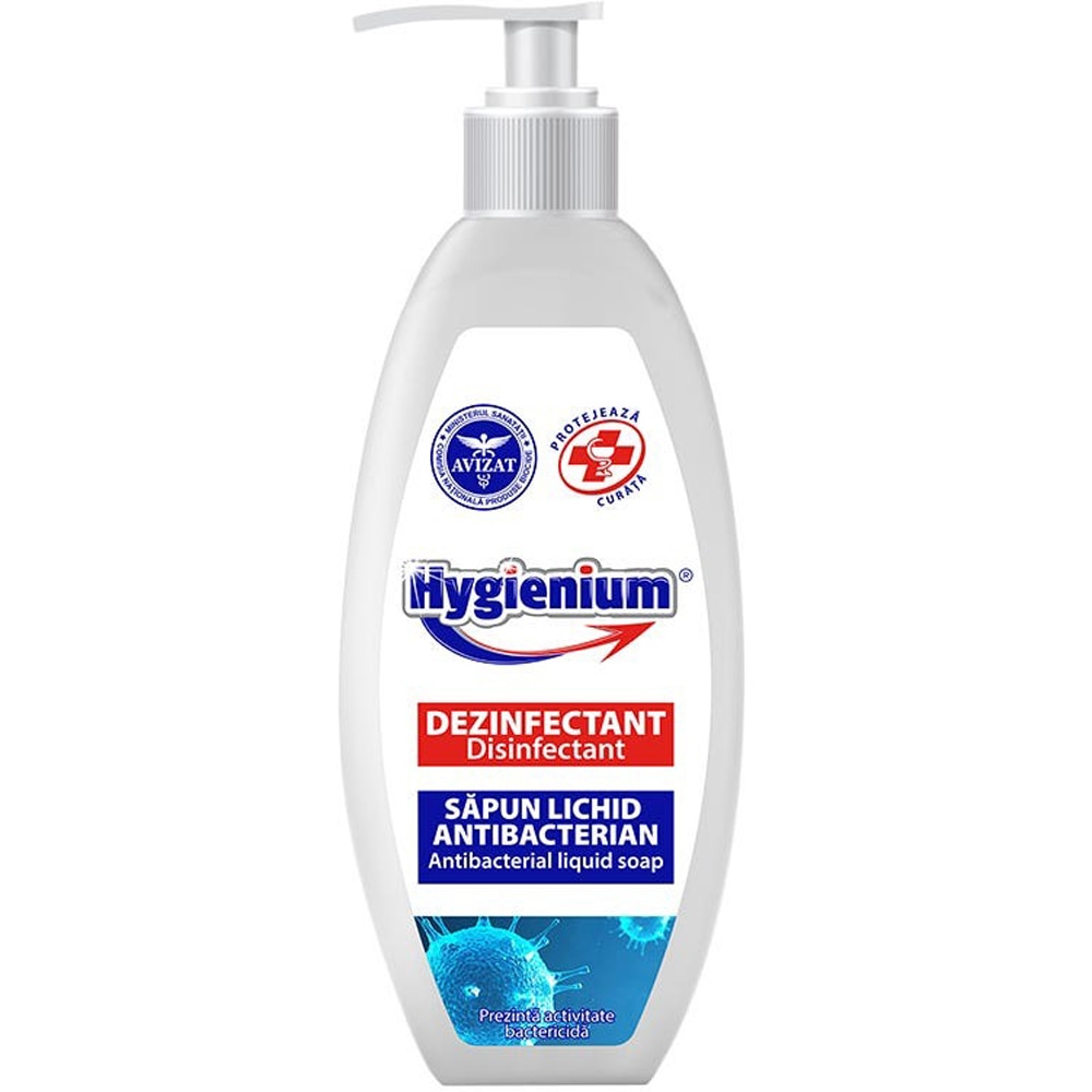 Sapun lichid dezinfectant HYGIENIUM HDPE, 300 ml