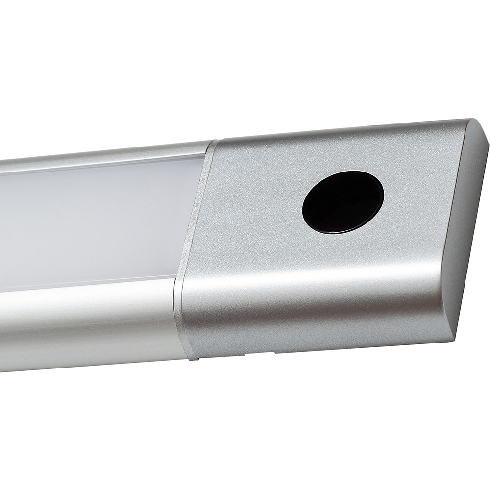 Banda LED Menezes GOODHOME, 88.5 x 4.2 x 1 cm, 15W, 900lm, IP20, 4000K, gri