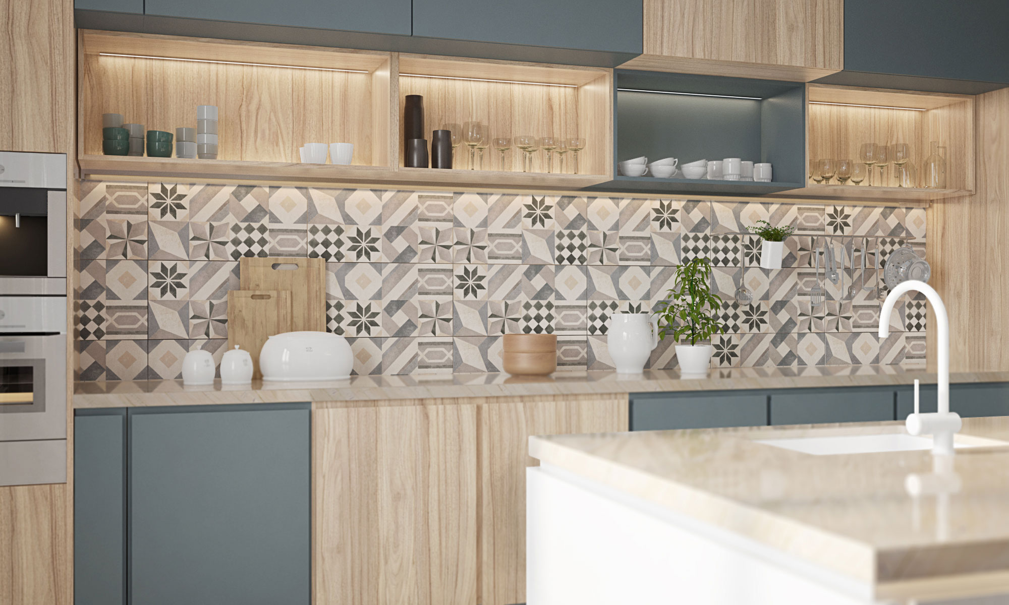 Gresie Interior, Alb, 60 x 30 cm, suprafata 1,62 mp • Kai Avenue