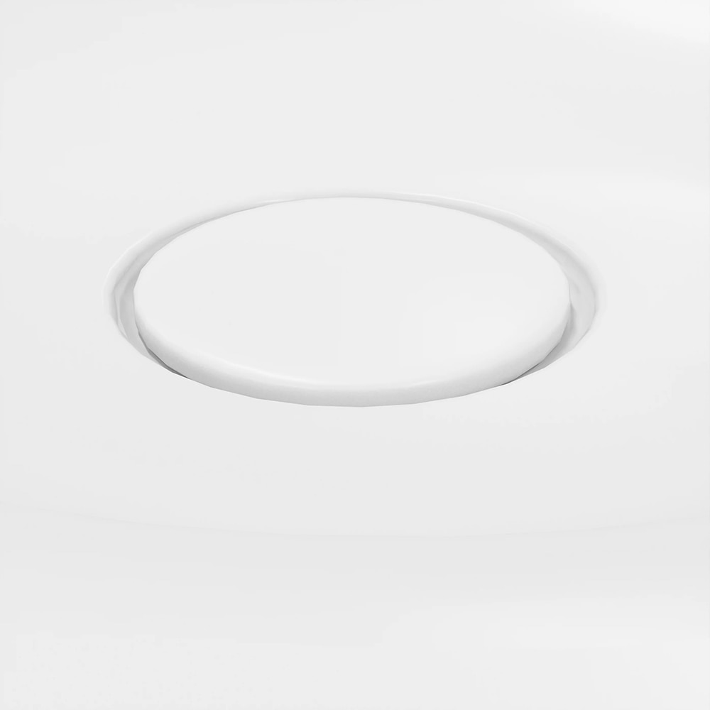 Lavoar baie GOODHOME Kentia, ceramica, 100.6 x 45.2, alb mat