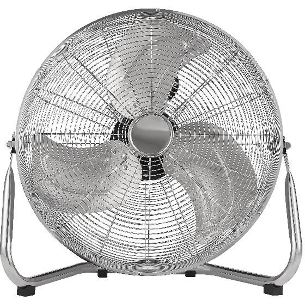 Ventilator de podea, 3 trepte de viteza, 100W, argintiu