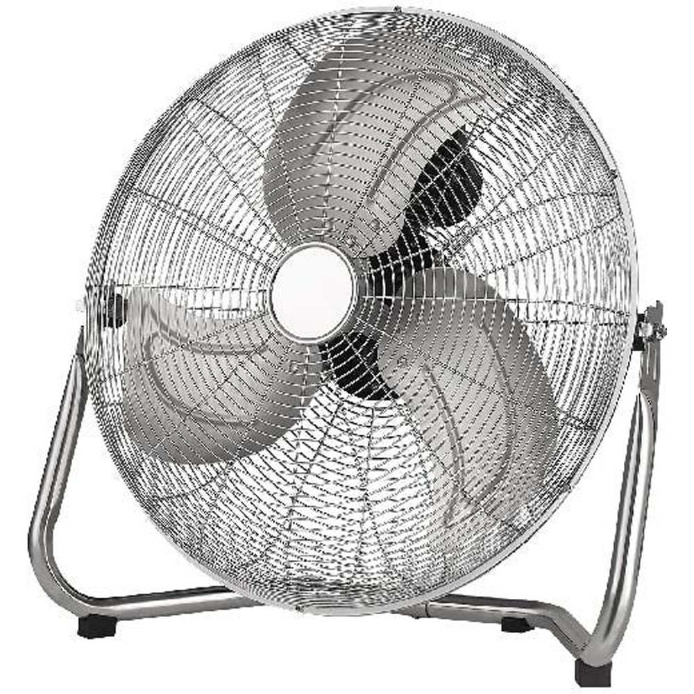 Ventilator de podea, 3 trepte de viteza, 100W, argintiu