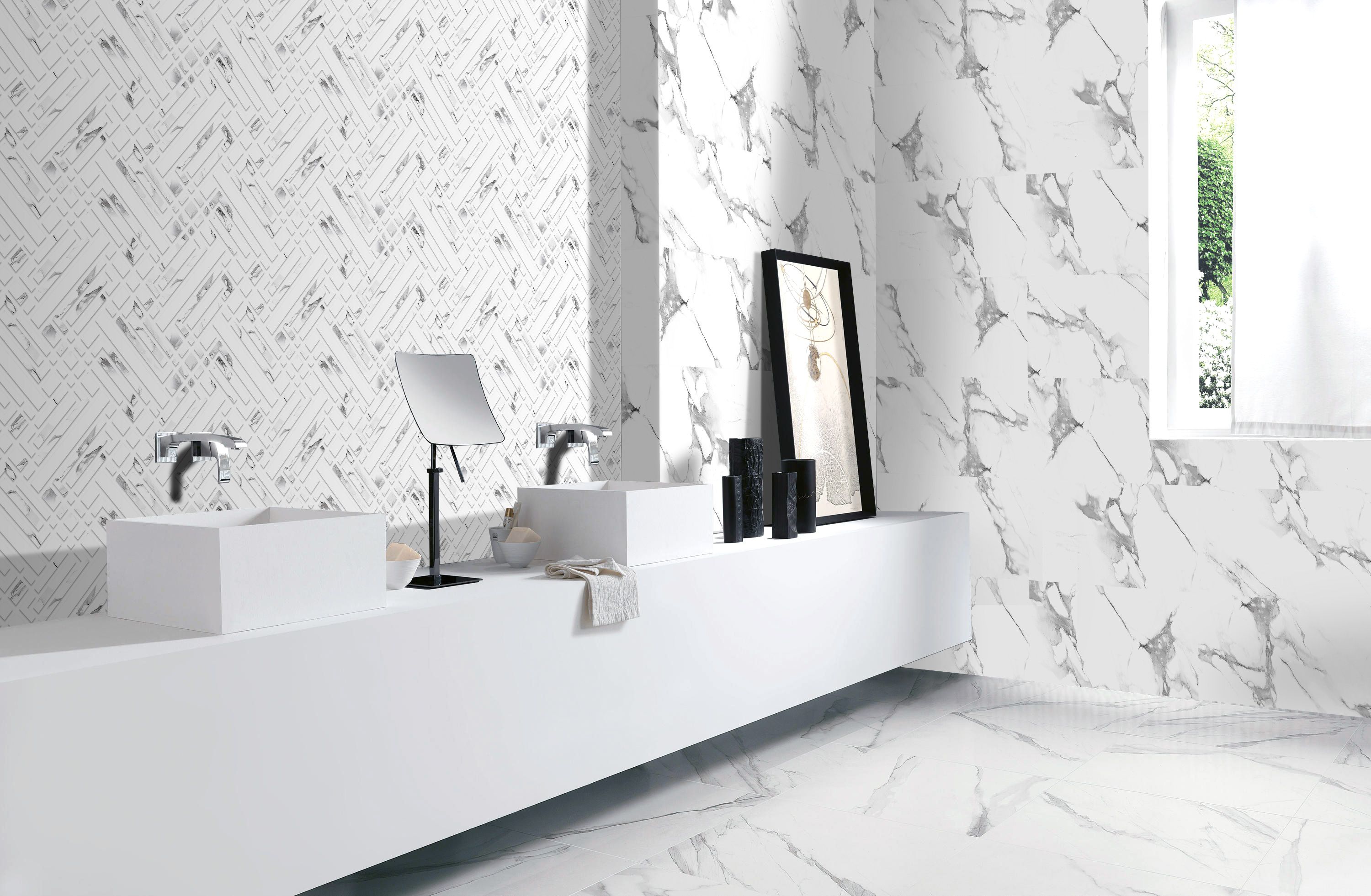 Faianta interior Alto, alb, 60 x 30 cm, dreptunghiulara, 0.9 mp/cutie