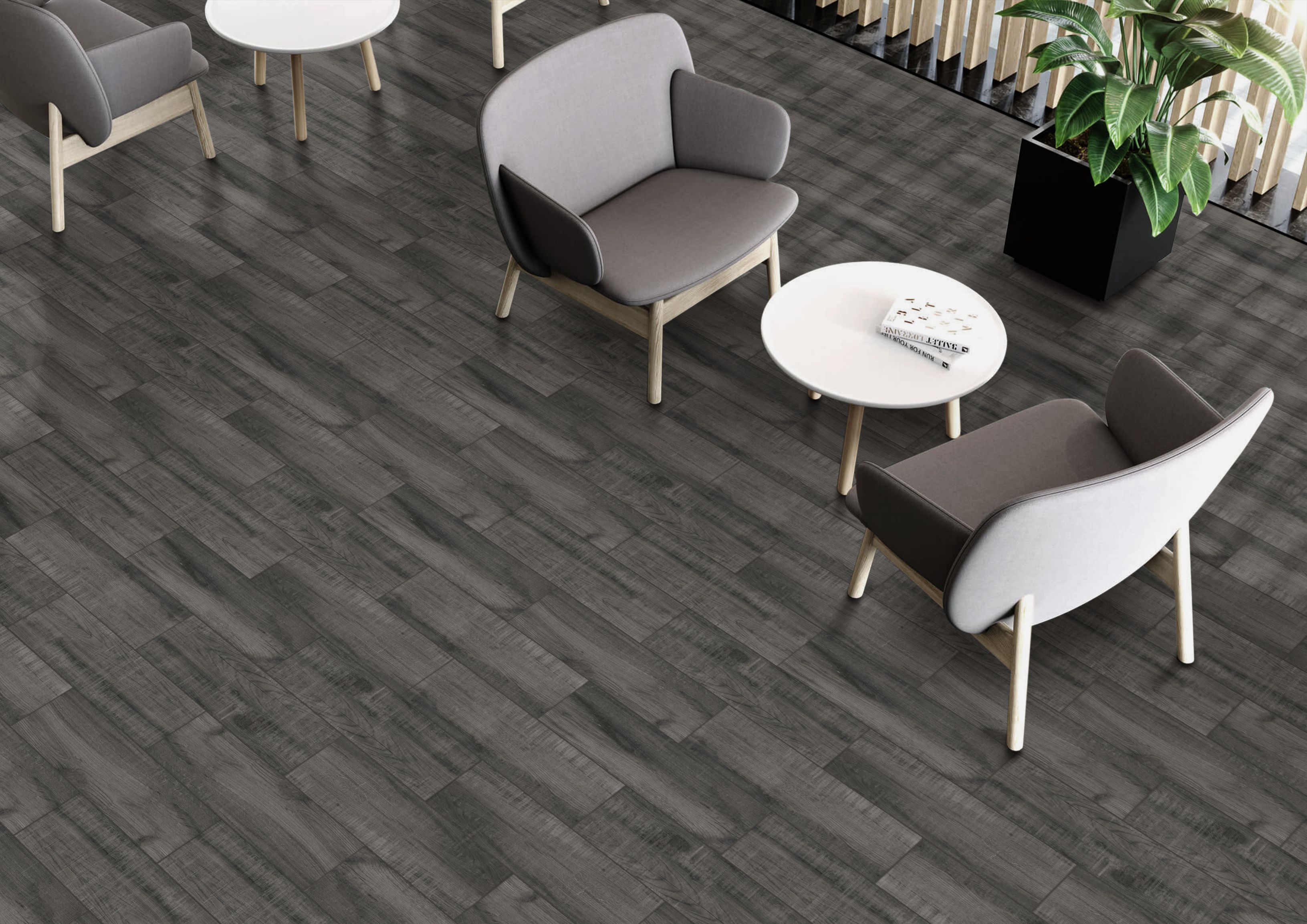 Gresie interior Art Ceramic Cairo, gri, 57 x 19 cm, suprafata 1.41 mp