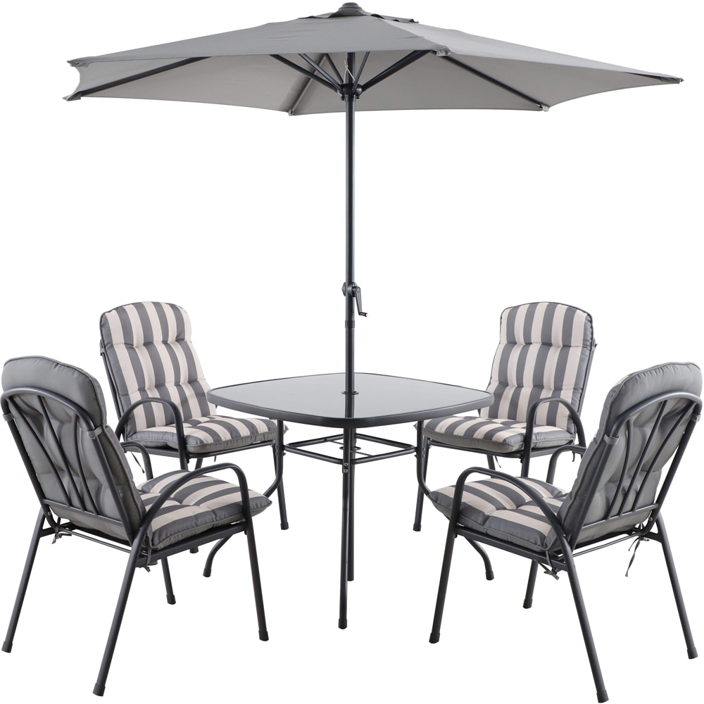 Set mobilier gradina Colorado, 6 piese, gri