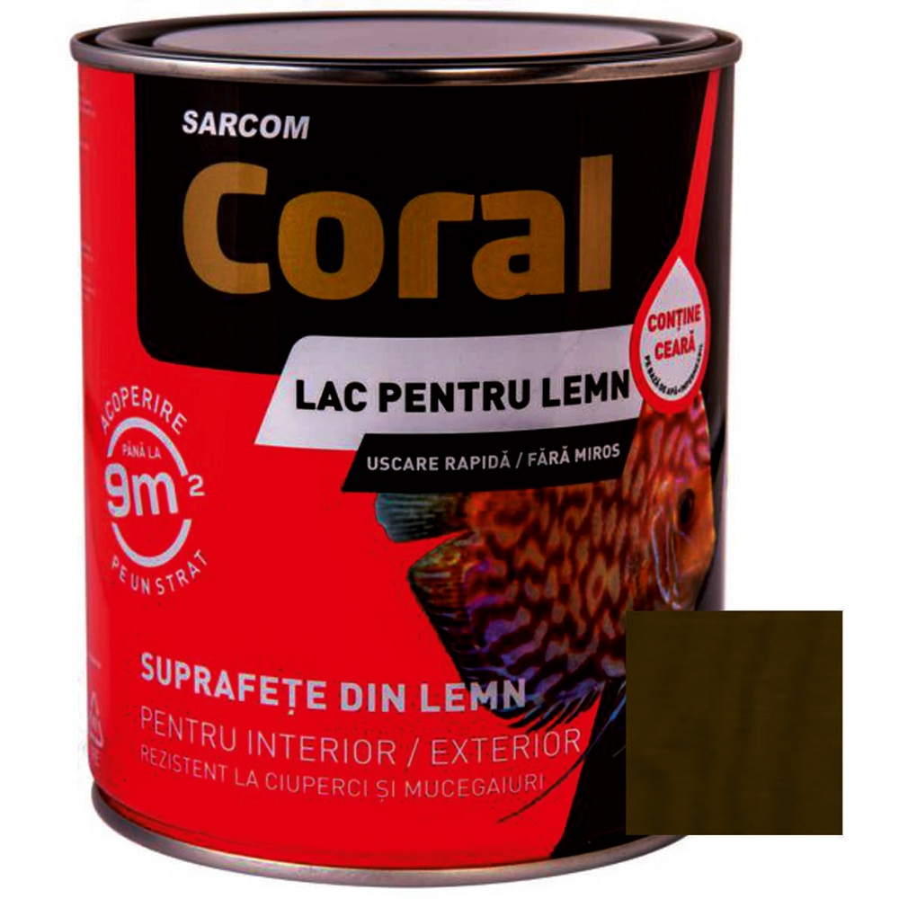 Lac lemn Coral Olive, 0.75 l
