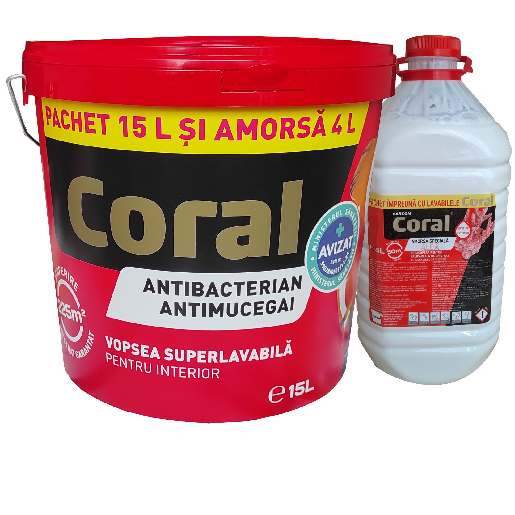 Pac Vopsea Super Lav 15L Amors 4L