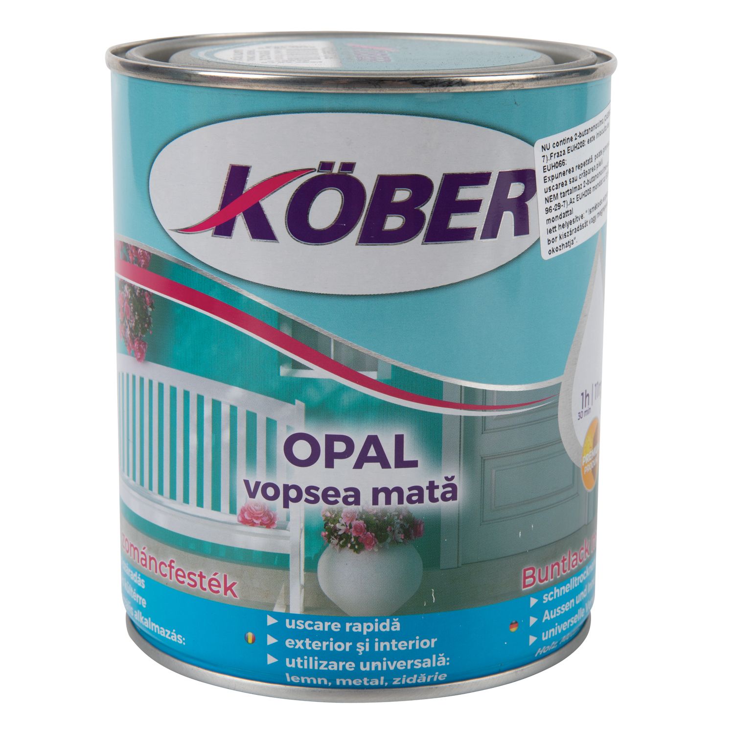 Vopsea Mata Lemn Opal Turq. 0.75