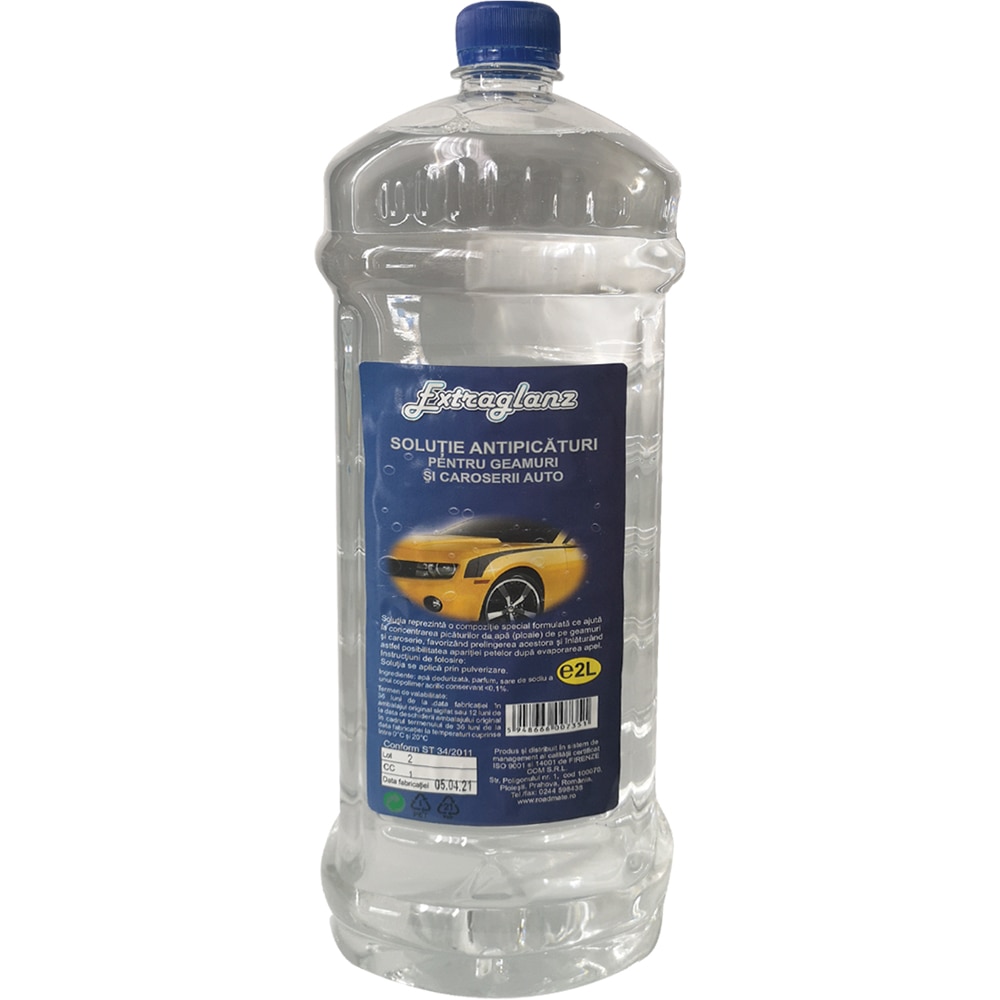 Solutie antipicaturi geamuri si caroserii EXTRAGLANZ, 2l
