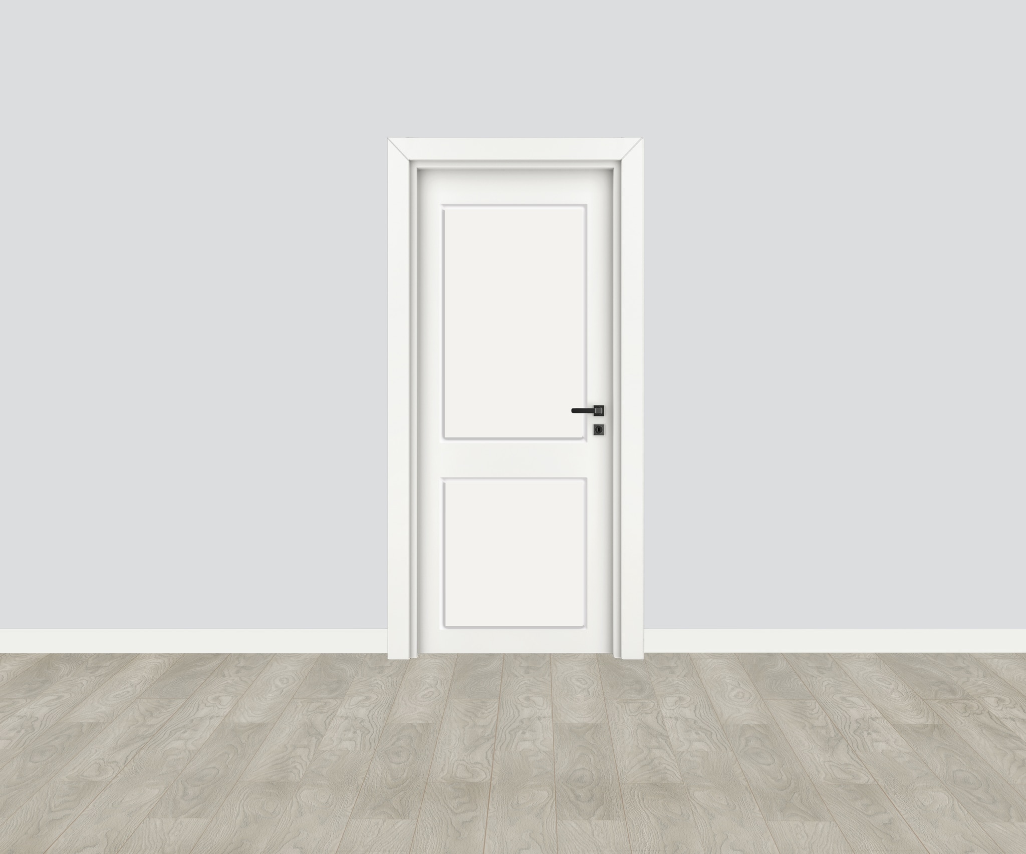 Usa de interior fara geam, alb, dreapta, mdf, 202.3 x 76.6 cm, toc inclus • Yildiz