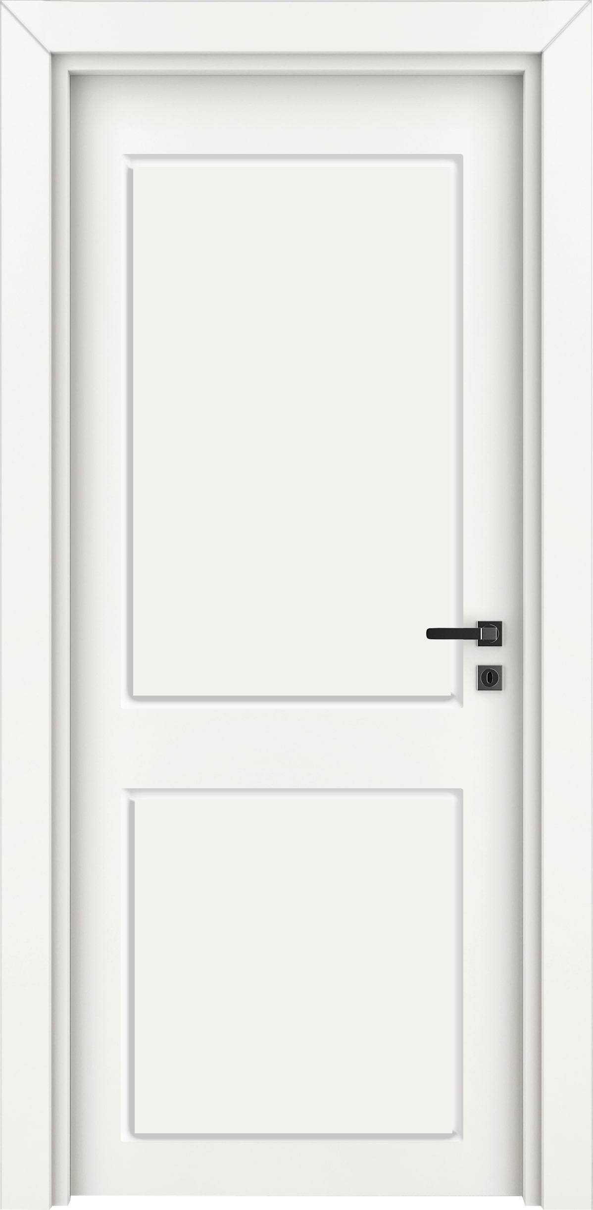 Usa de interior  alb, stanga, mdf, 202.3 x 76.6 cm, toc inclus • Yildiz