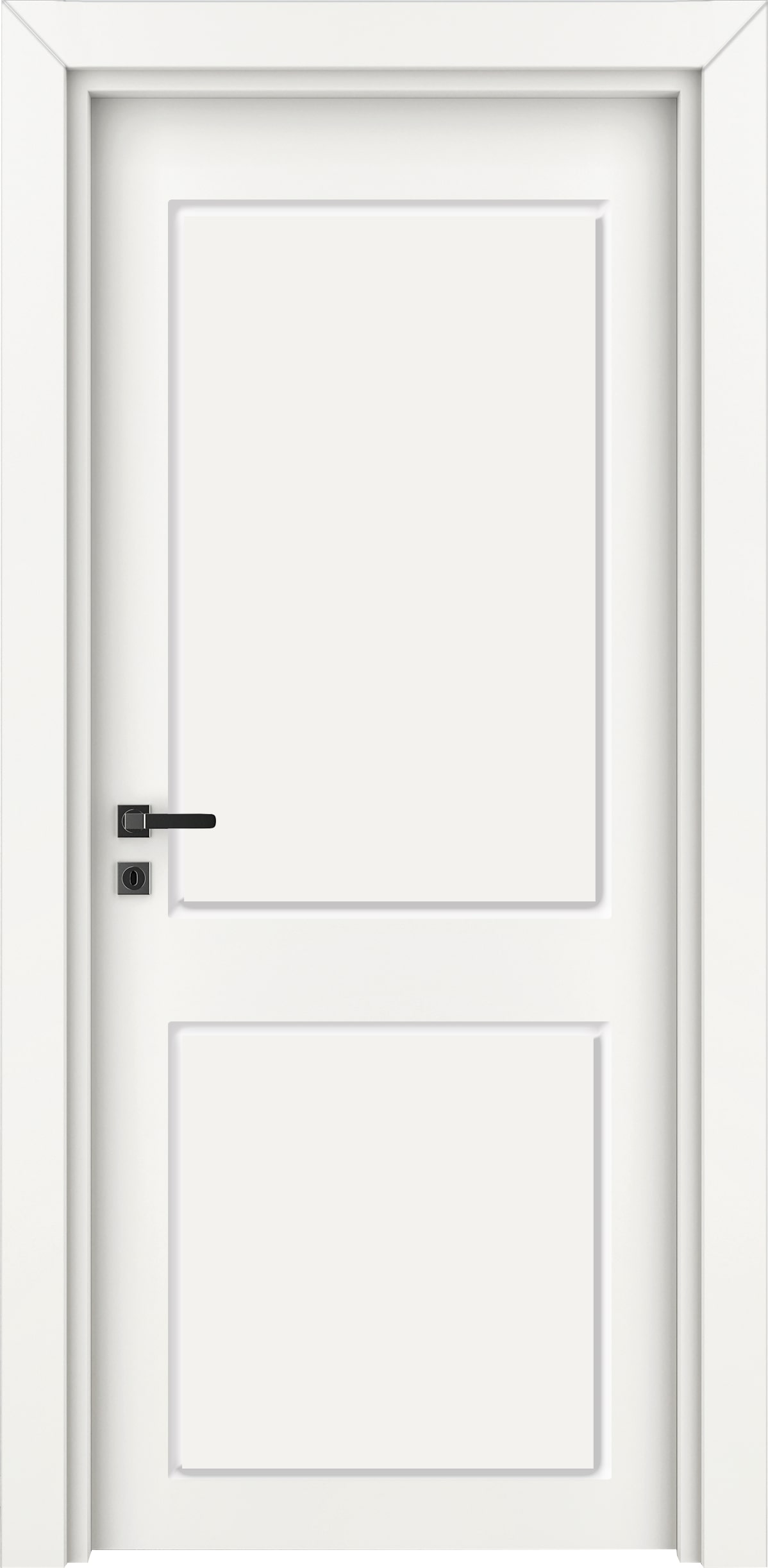 Usa de interior fara geam, alb, dreapta, mdf, 202.3 x 86.6 cm, toc inclus • Yildiz