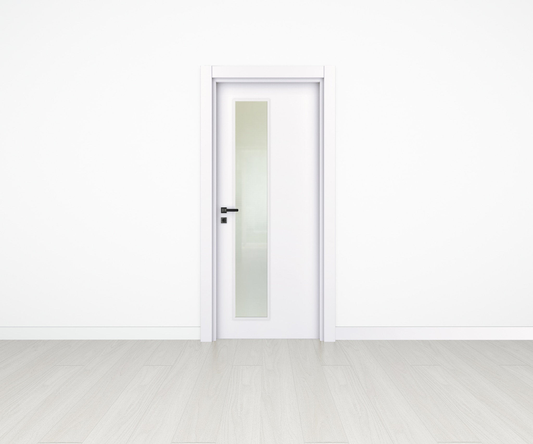 Usa de interior cu geam, maro, stanga, mdf, 202.3 x 76.6 cm, toc inclus • Yildiz