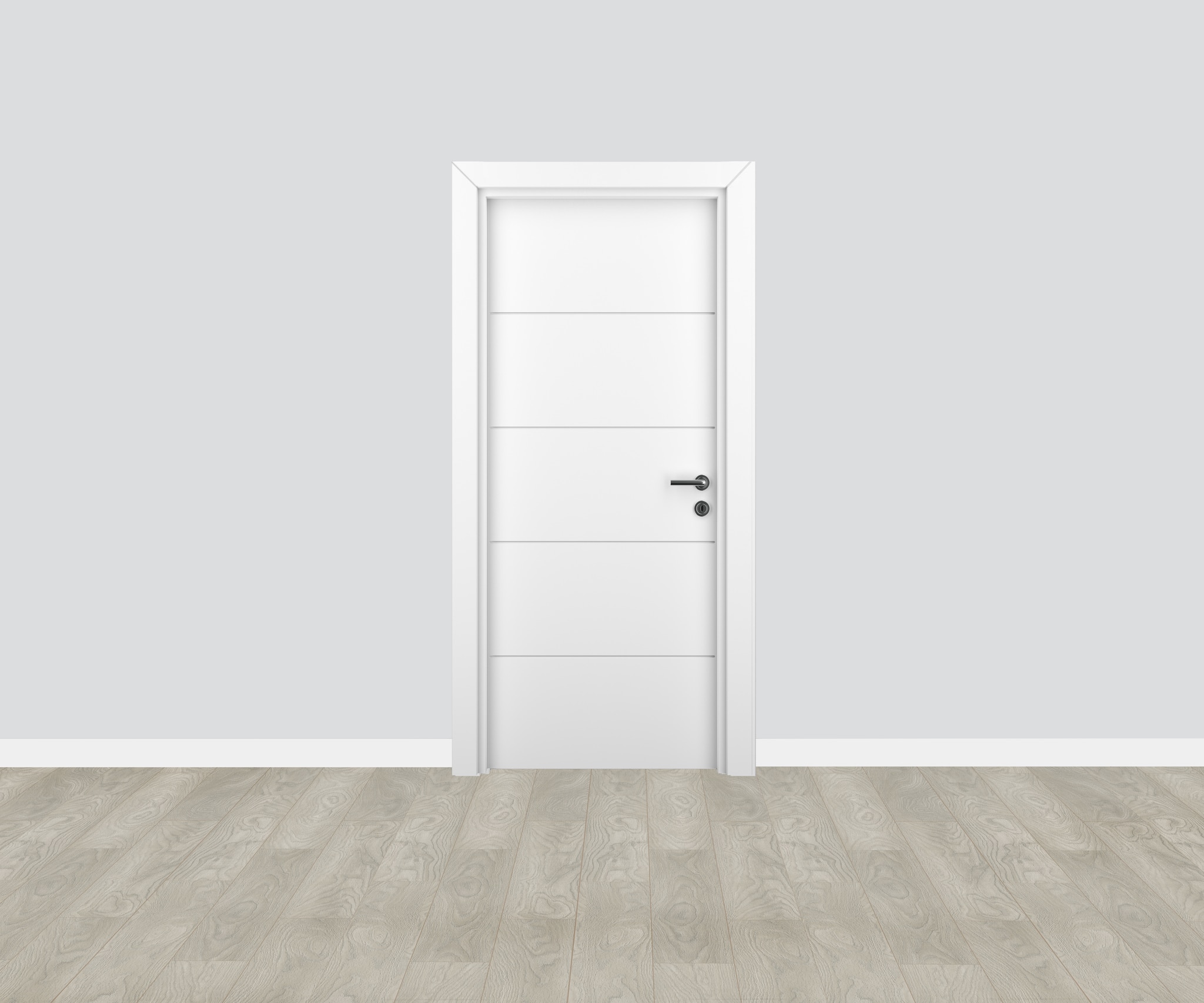 Usa de interior fara geam, alb, dreapta, mdf, 202.3 x 86.6 cm, toc inclus • Yildiz