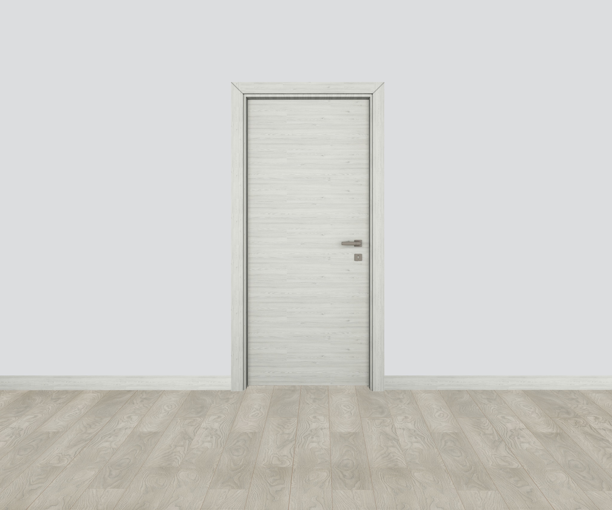 Usa de interior  alb, dreapta, mdf, 202.3 x 76.6 cm, toc inclus • Yildiz