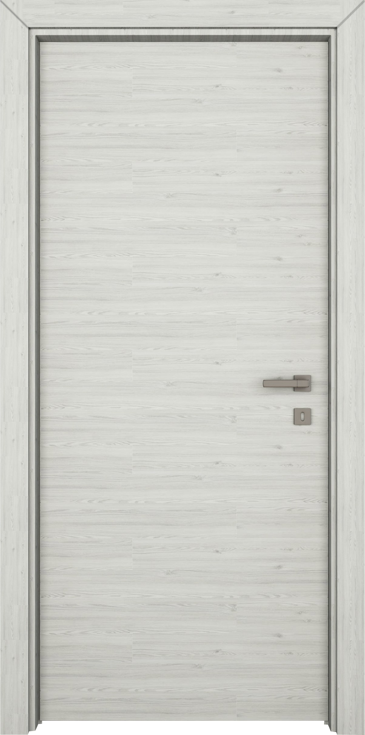 Usa de interior  alb, stanga, mdf, 202.3 x 76.6 cm, toc inclus • Yildiz