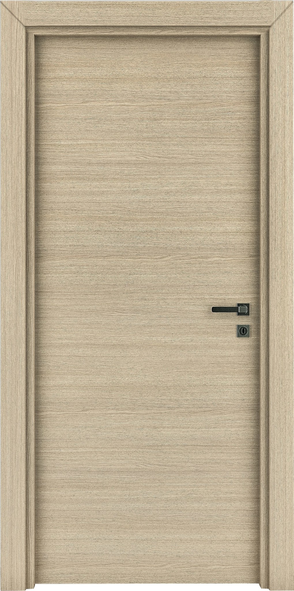 Usa de interior fara geam, maro, stanga, mdf, 202.3 x 86.6 cm, toc inclus • Yildiz