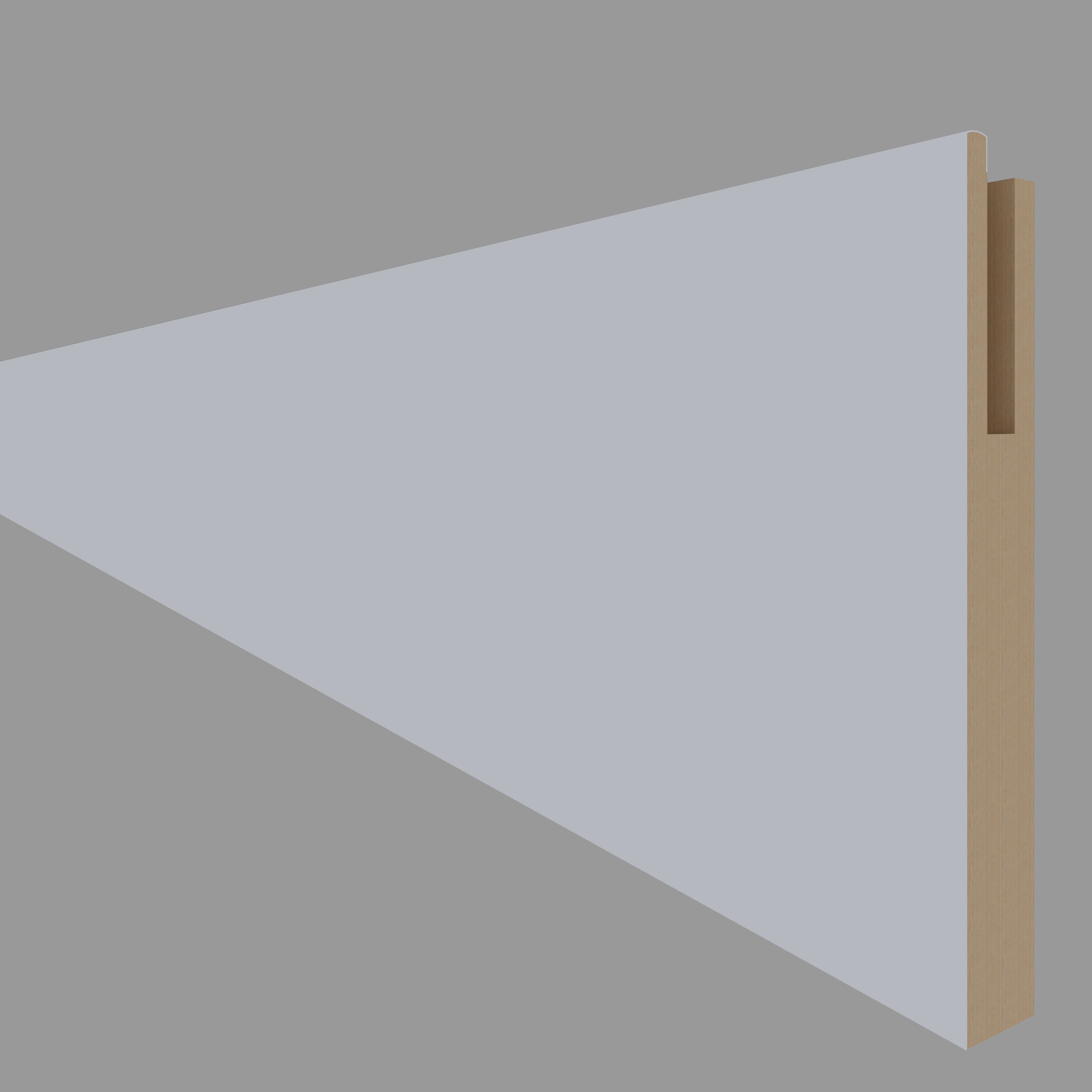 Set captuseala usa, VDA, alb lac, 10 cm