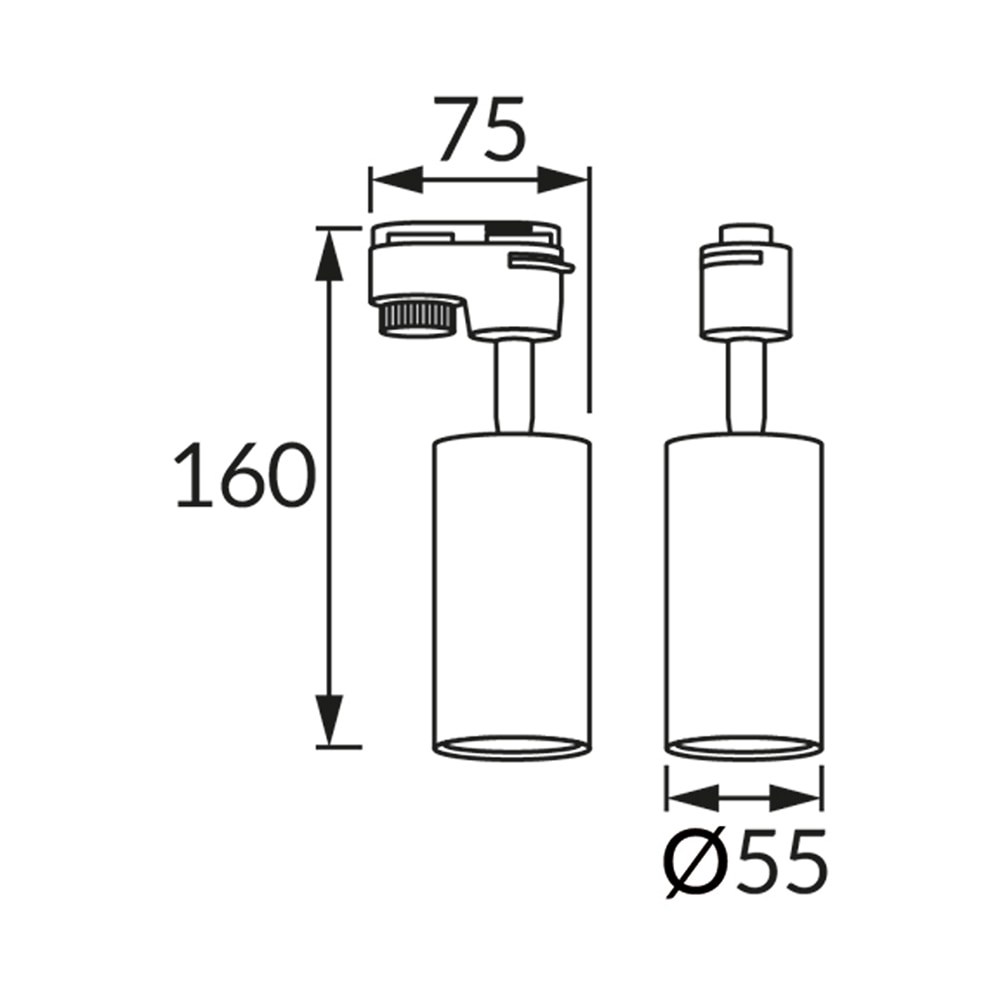 Spot STRUHM Sofia, GU10, 35W, IP20, alb