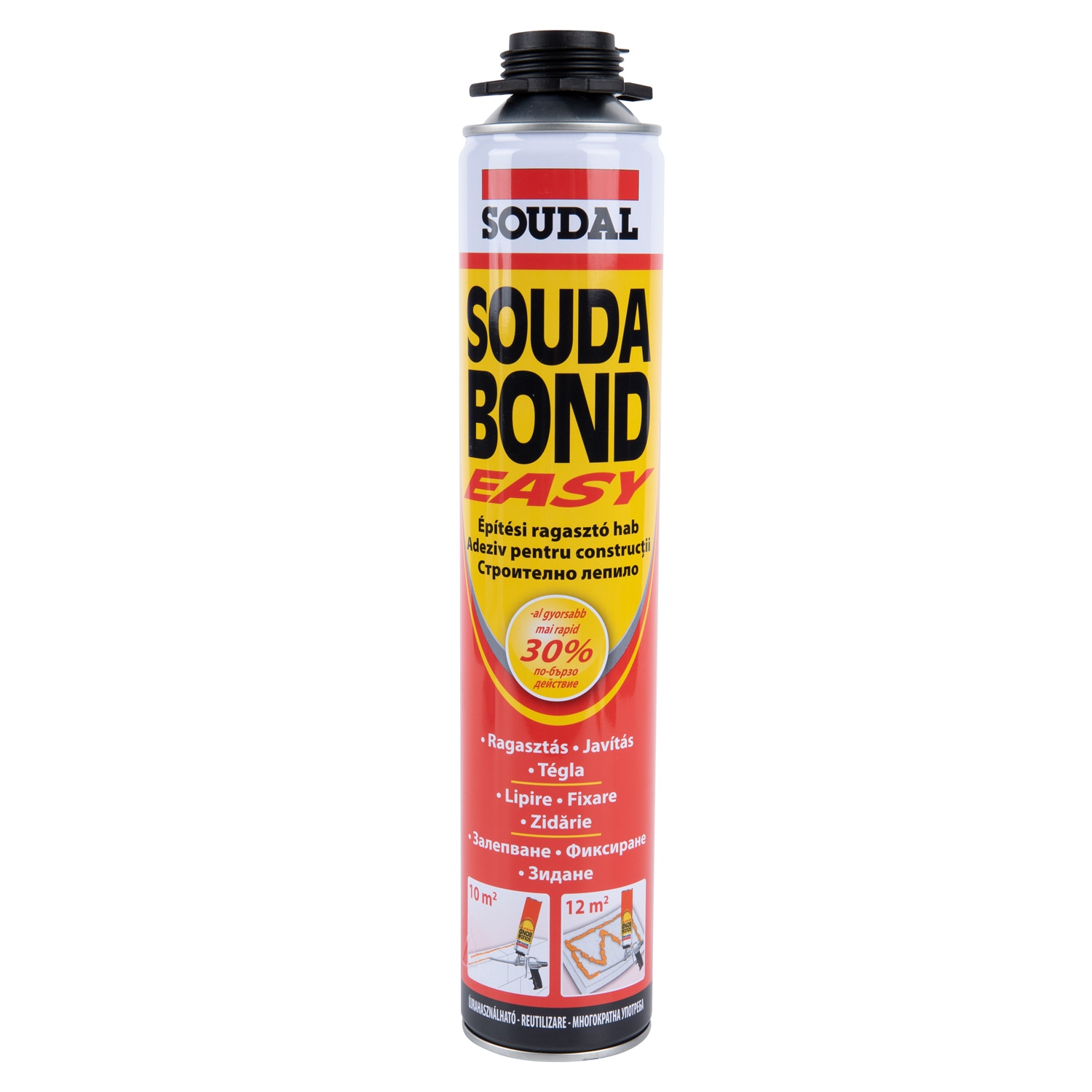 Spuma poliuretanica pentru polistiren, 750 ml  Soudal Easy Soudabond
