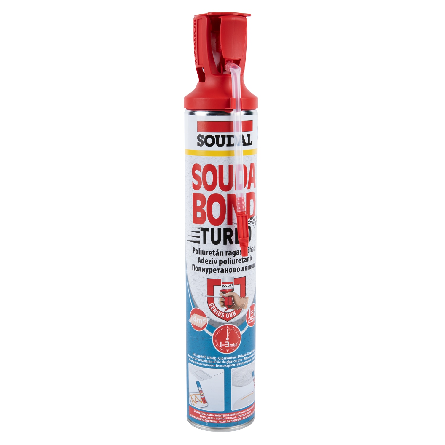 Adeziv poliuretanic, 750 ml Soudal Plasterboard Adhesive Genius
