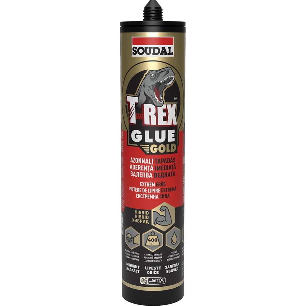 Adeziv universal SOUDAL T-Rex Gold High Tack, 290 ml