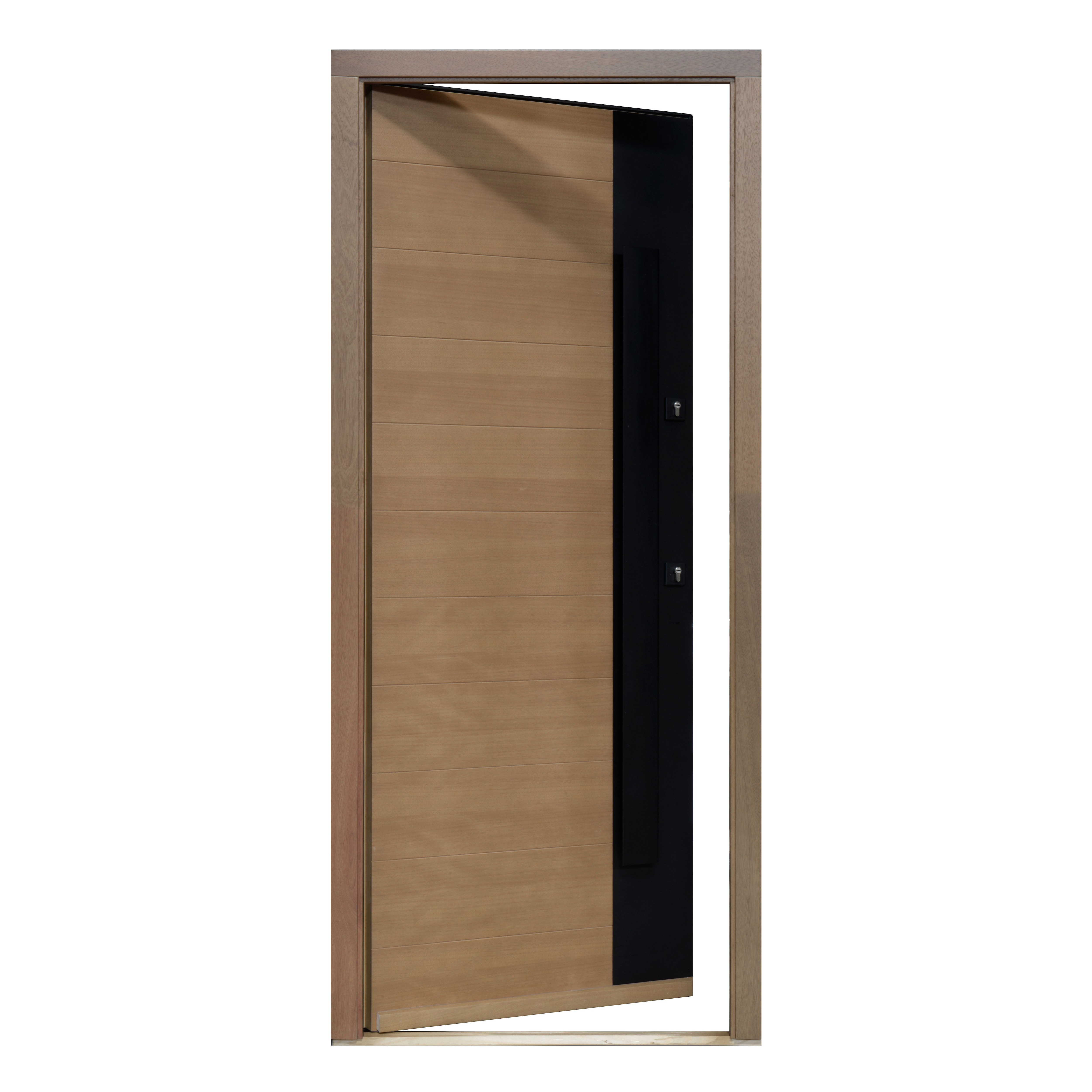 Usa de exterior pentru casa, lemn, stejar, dreapta, 205 x 88 cm  Fortia Sassel