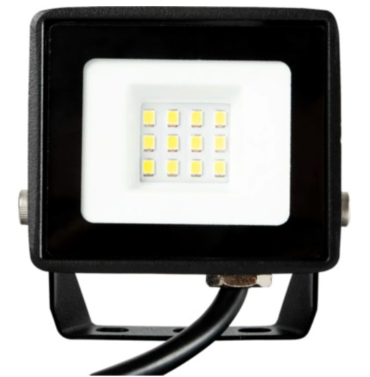 Proiector LED, negru, 10 W, 6400 K 