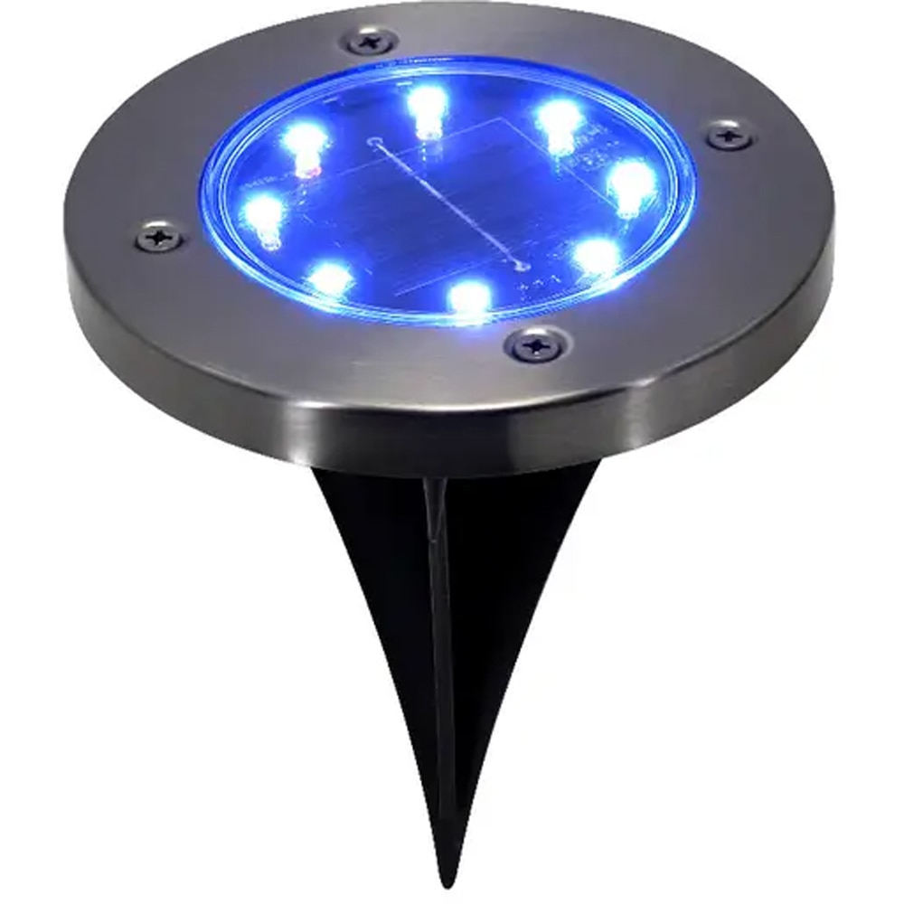 Lampa solara SITE 101261771, IP65, otel, argintiu