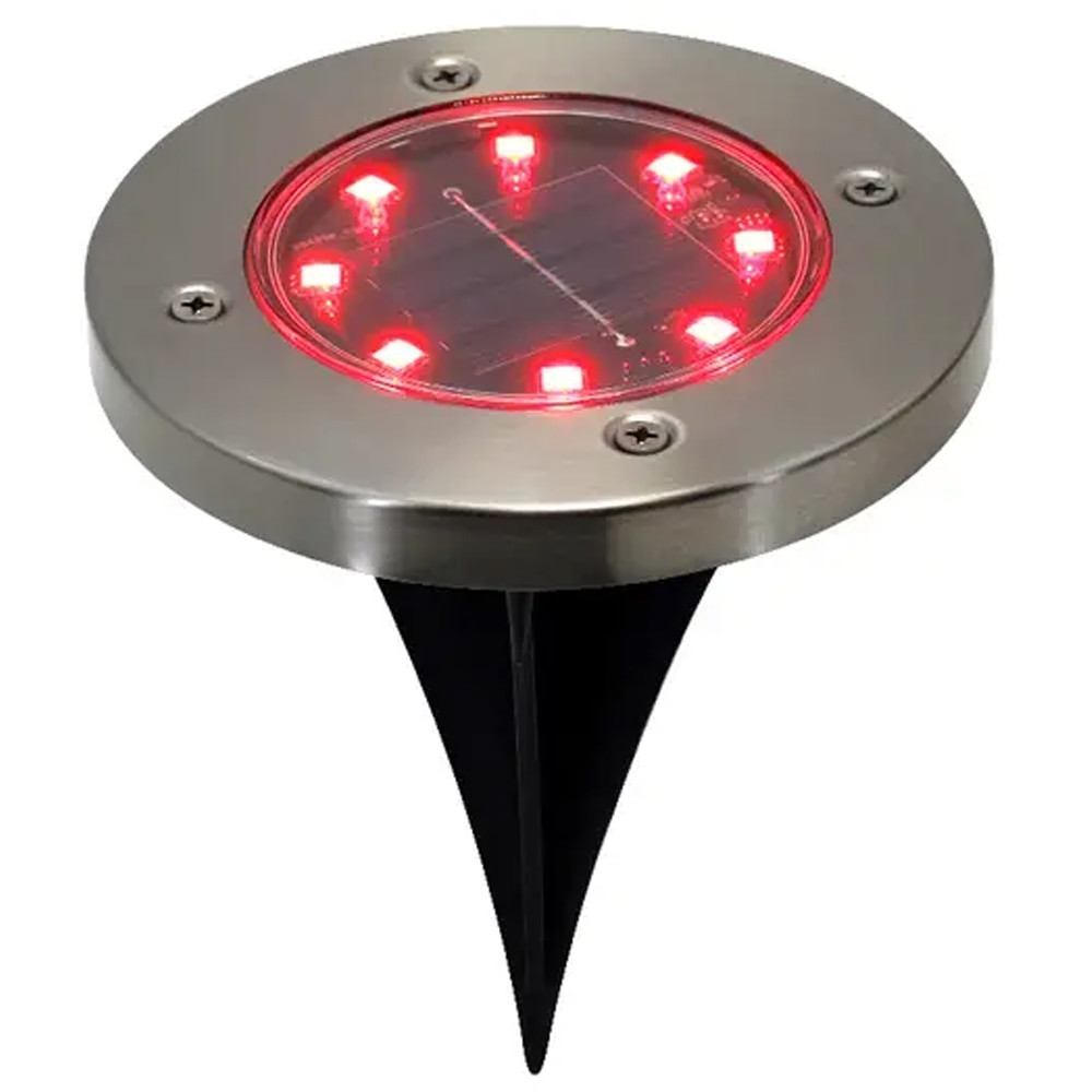 Lampa solara SITE 101261771, IP65, otel, argintiu