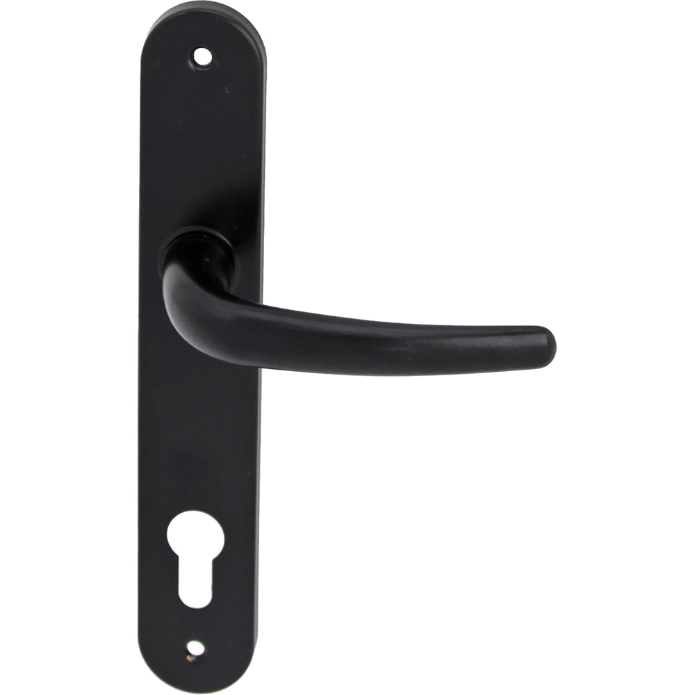 Maner usa cu sild, cilindru, aluminiu, negru