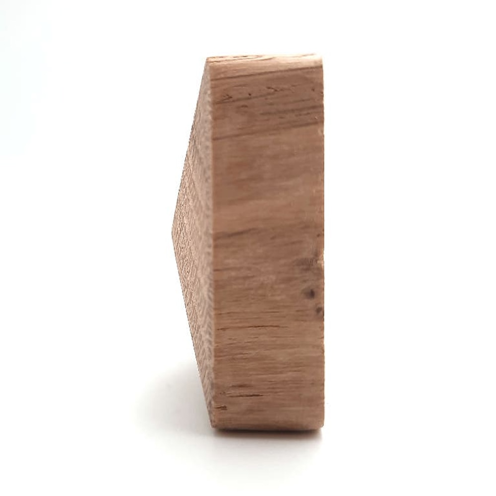 Capat mana curenta, 2 x 4 x 5 cm, stejar natur, maro