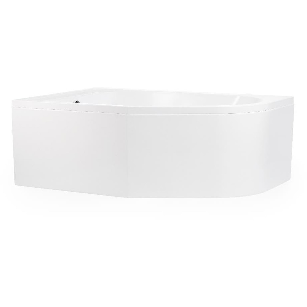 Cada baie GOODHOME Cavally, dreapta, acril, 150 x 100 x 39.5 cm, alb