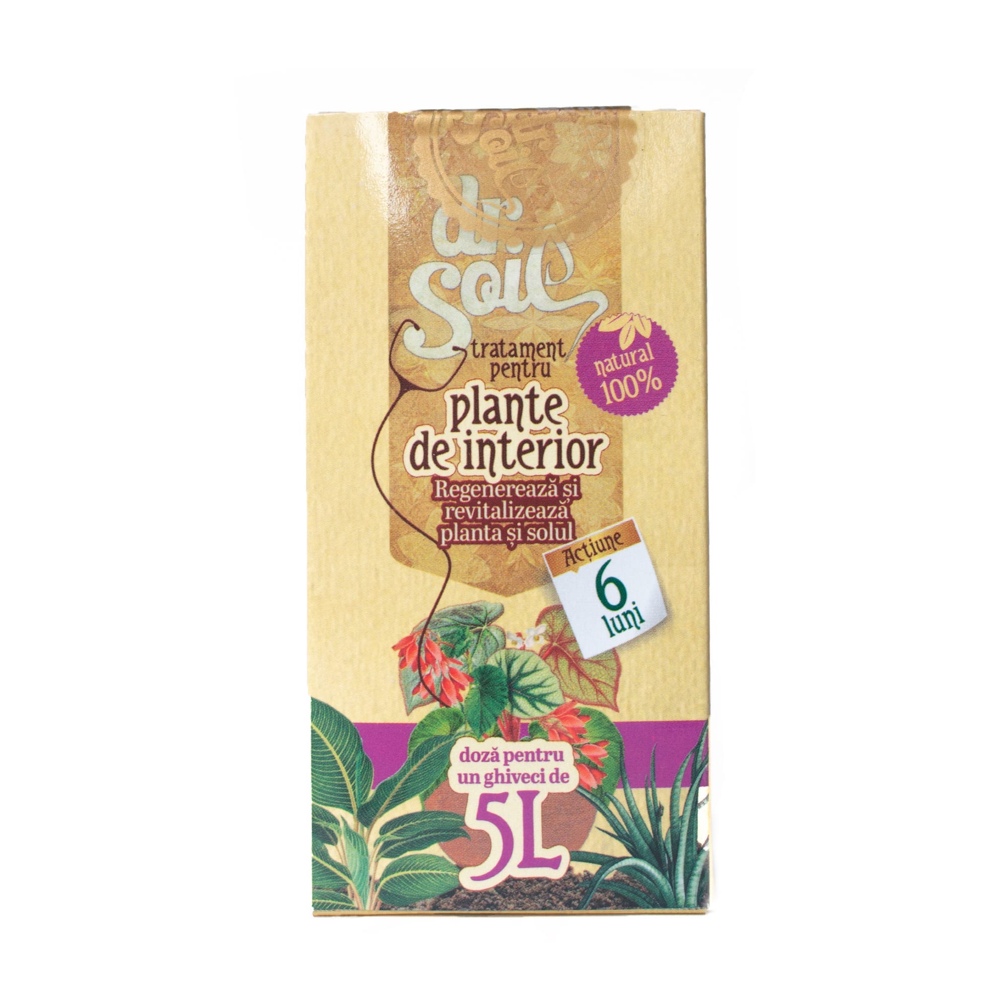 Tratament pentru plante de interior, 0.75 L  Dr. Soil