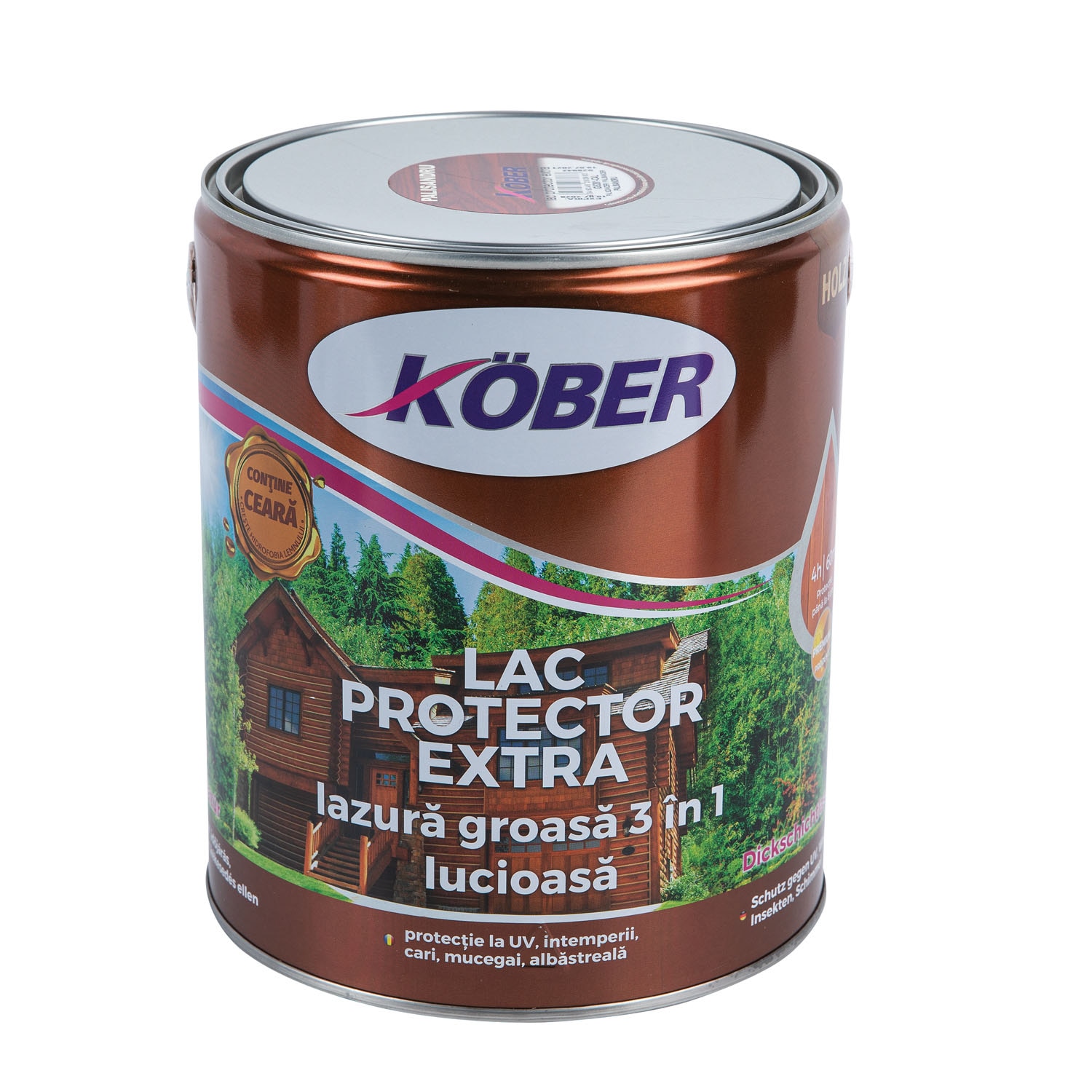 Lac protector extra, palisandru, 4 l  Kober