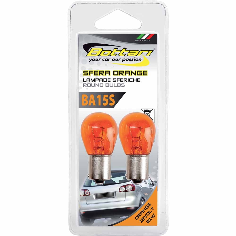 Set becuri auto halogen BOTTARI, BA 12S, 12V, 21W, 2 bucati