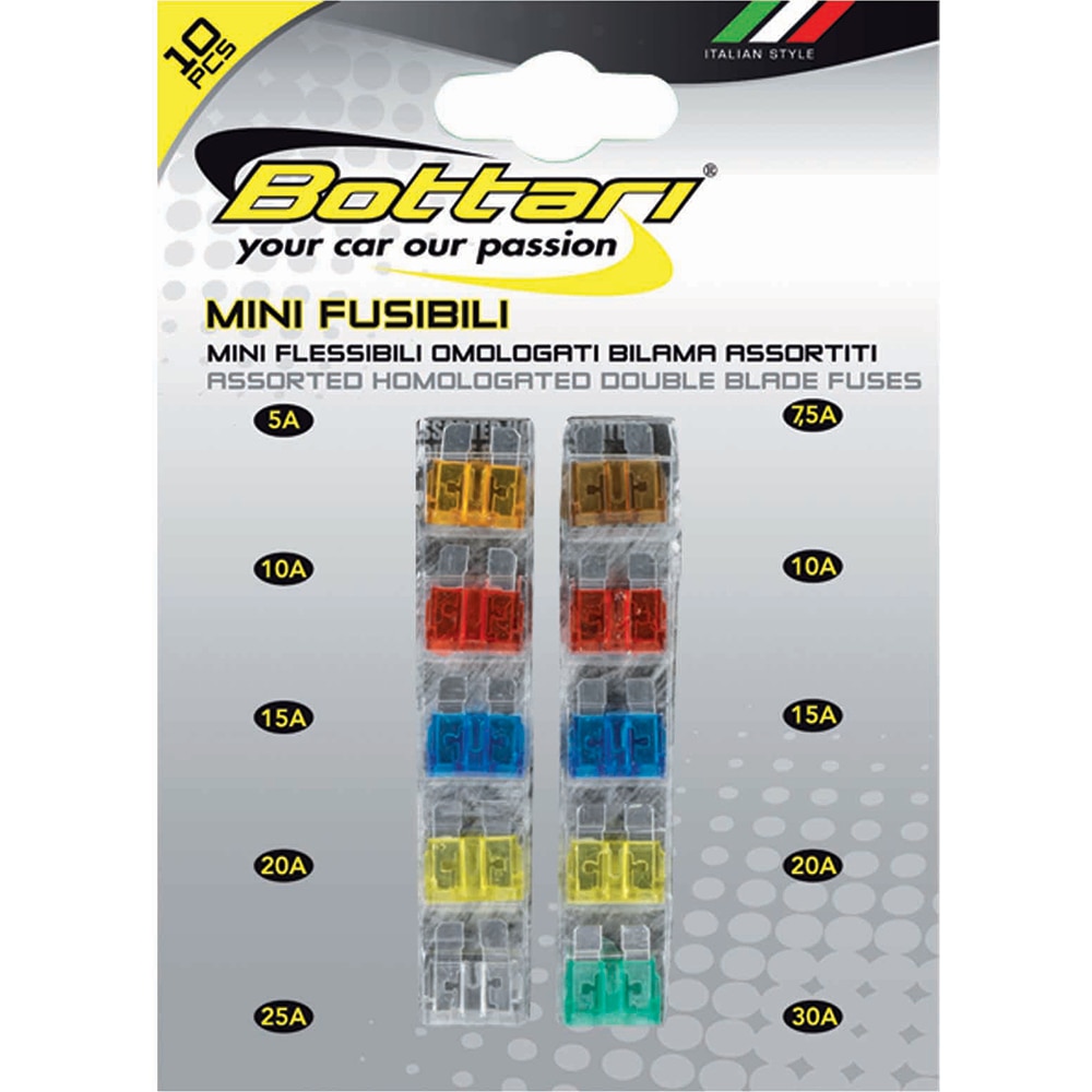 Set 10 sigurante lamelare, mini, 10buc