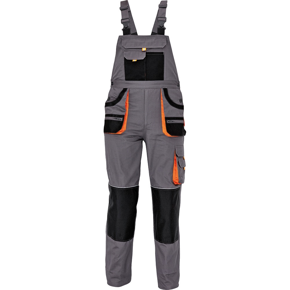 Salopeta cu pieptar si buzunare multifunctionale, marime 52, gri  Carl