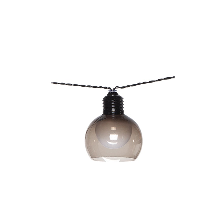 Ghirlanda LED, negru, 10 becuri