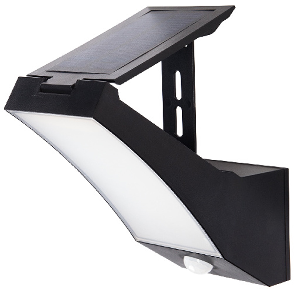 Aplica de exterior solara LED SNZ Marigny, 100lm, IP44, negru