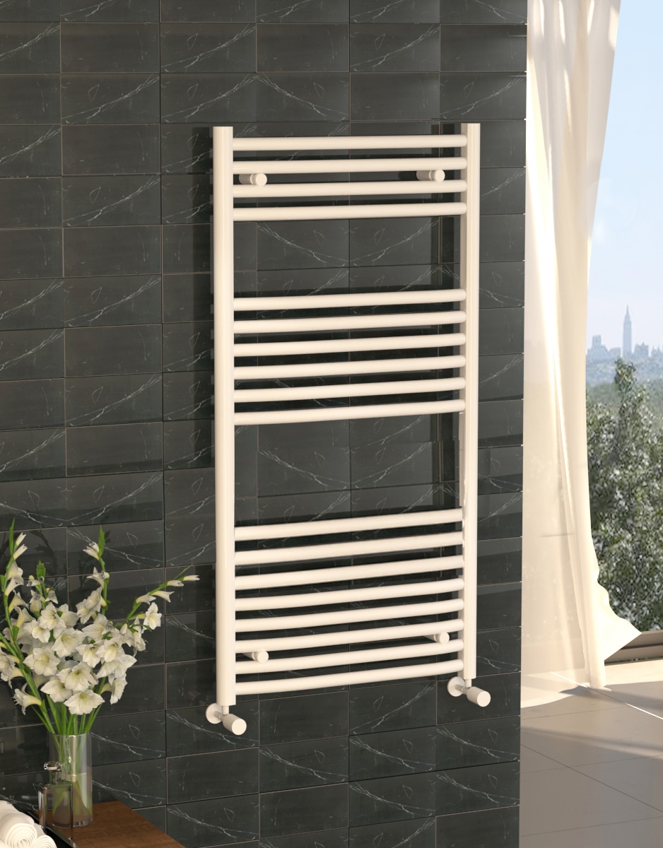 Radiator portprosop drept, otel, 60 x 120 cm, alb