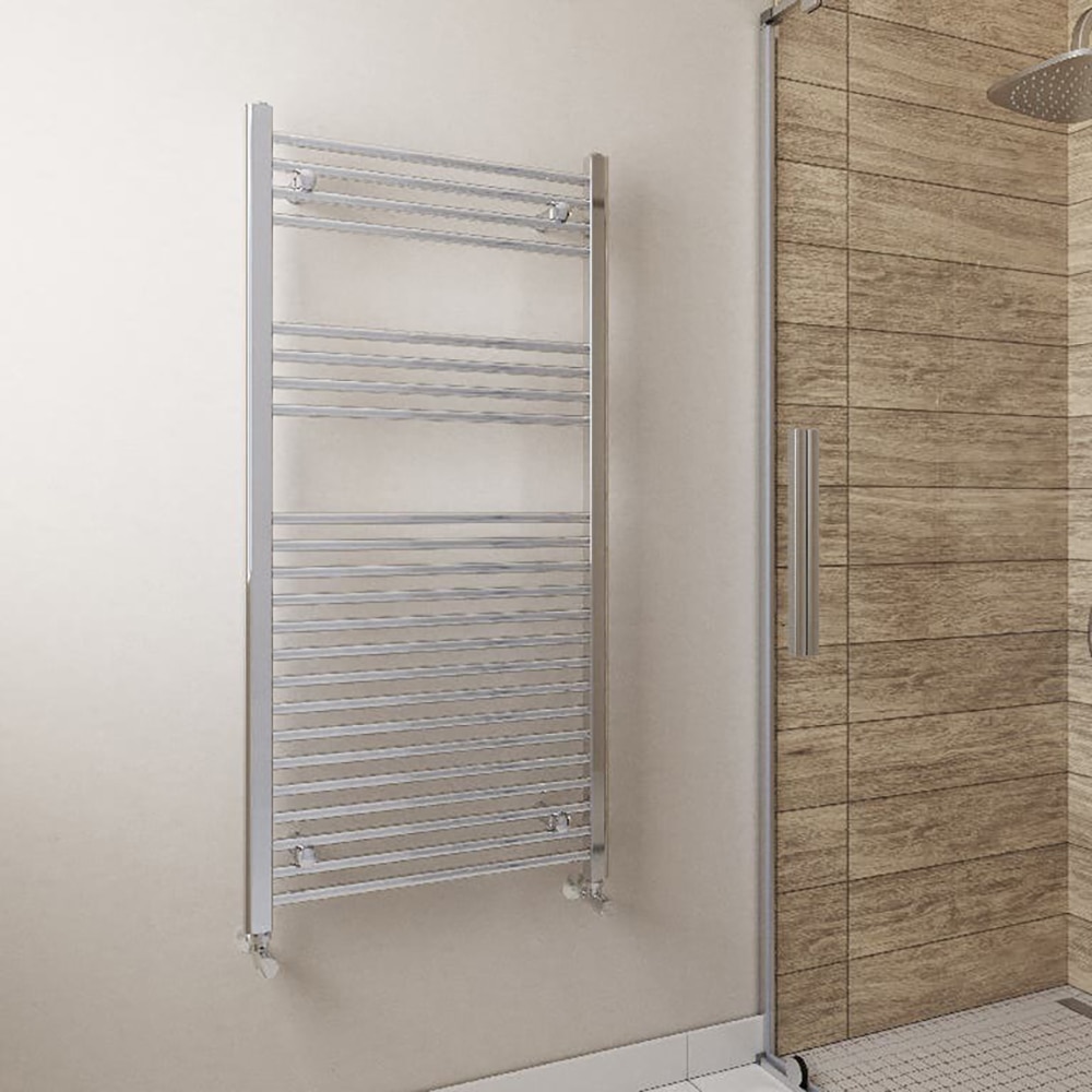 Calorifer baie portprosop FLOMASTA, 1200x600 mm, crom