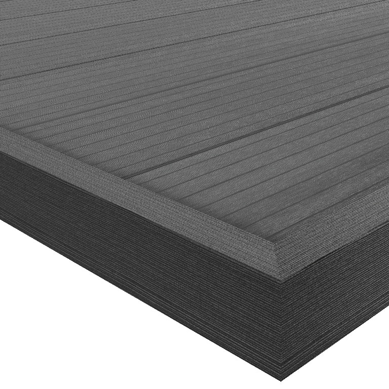 Profil de inchidere Klikstrom Neva Premium, WPC, maro, 2.2 m