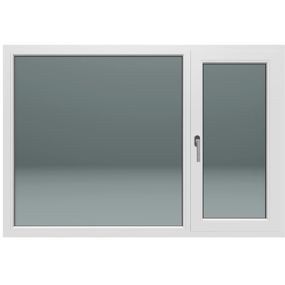 Fereastra termopan FENSTERWELT, PVC, 5 camere, 170 x 116 cm, deschidere oscilobatanta dreapta, alb