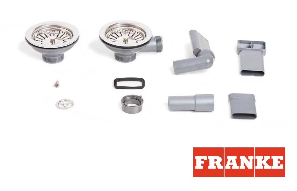 Kit ventil 31/2 dublu chiuvete granit  Franke