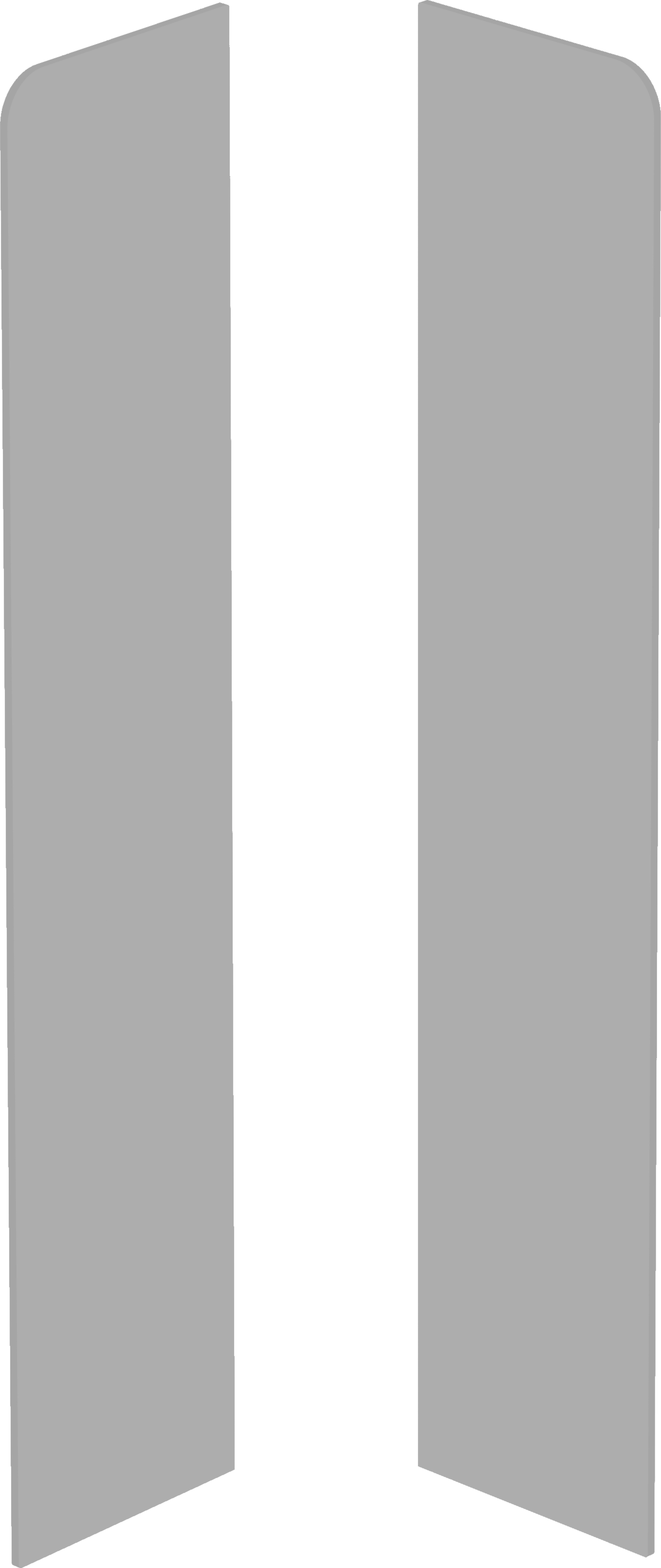 Set terminatii parchet, PVC, gri cald, 80 mm, VOX