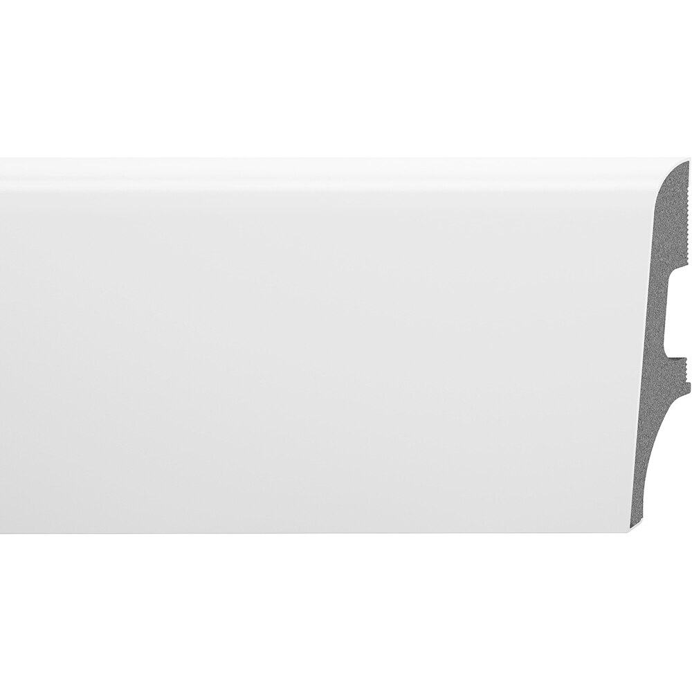 Plinta parchet VOX Espumo, PVC, 250 x 6.5 cm, alb