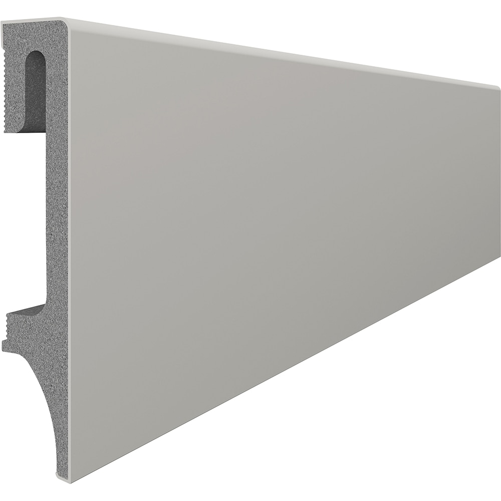 Plinta parchet VOX Espumo, PVC, 250 x 8 cm, gri cald