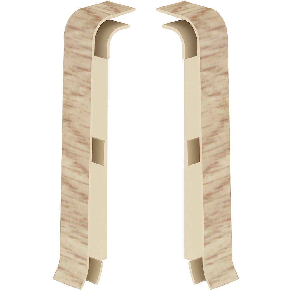 Set terminatii parchet VILO Esquero, PVC, 6.7 cm, 2 bucati, platan mexican