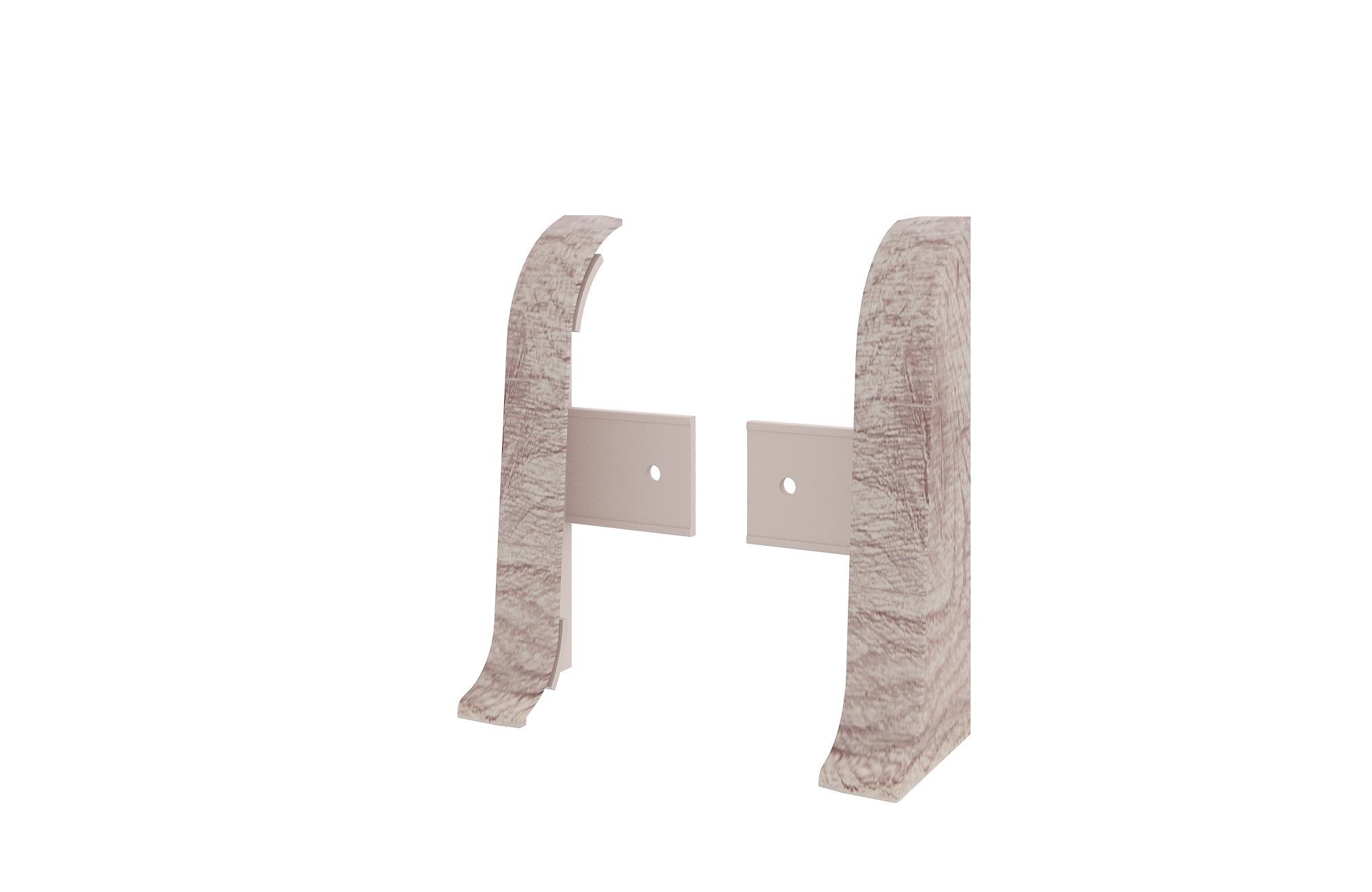 Set terminatii parchet 545, PVC, Lemn African 55 x 22 mm, VOX